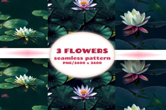 Download Seamless Patterns with Flowers - Seamless pattern Collection