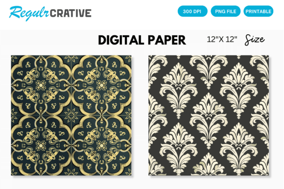 Download Seamless Pattern Digital Paper - Seamless pattern Collection