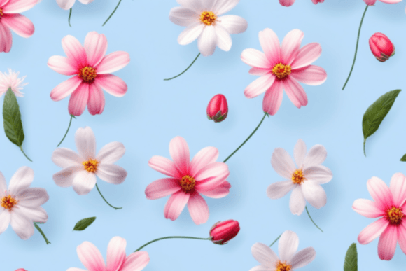 Download Seamless Patterns, Wildflower Set D - Seamless pattern Collection