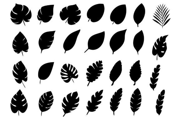 Download Leaves Silhouette, Leaves SVG, Leaf SVG - Leaves Collection