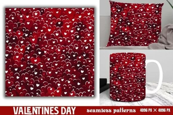 Download Valentines Day Seamless Pattern - Seamless pattern Collection