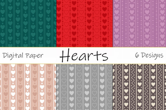 Download Seamless Patterns Valentine's Day Hearts - Seamless pattern Collection