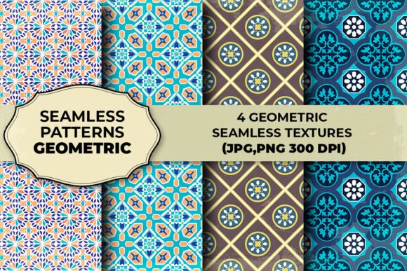 Download Geometric Seamless Patterns - Seamless pattern Collection