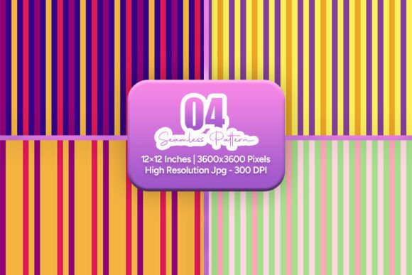 Download Bold Rainbow Stripe Seamless Pattern - Seamless pattern Collection