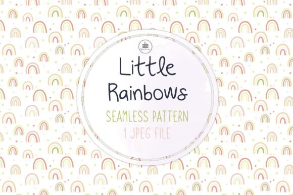 Download FREE Little Rainbows Seamless Pattern - Seamless pattern Collection