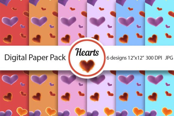 Download Hearts Seamless Pattern, Valentine’s Day - Seamless pattern Collection