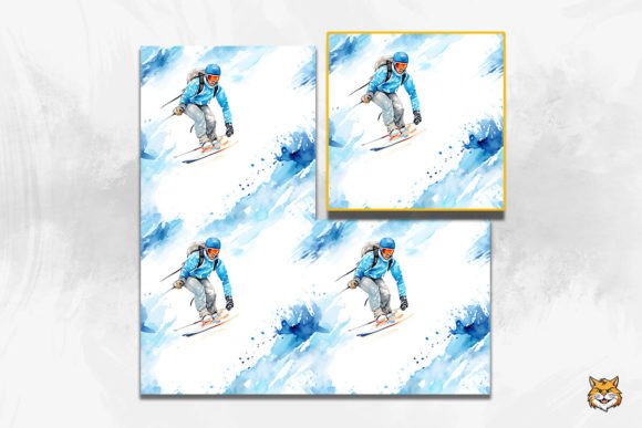 Download Winter Sports Seamless Pattern - Seamless pattern Collection