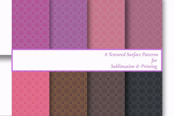 Download 8 Retro Geometric Seamless Patterns - Seamless pattern Collection