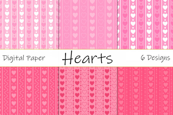 Download Seamless Patterns Valentine's Day Hearts - Seamless pattern Collection